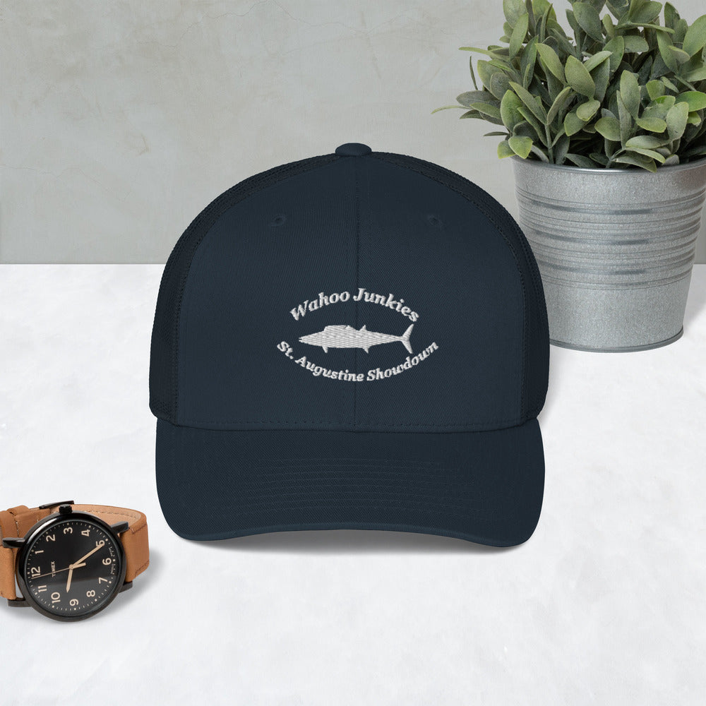 St. Augustine Showdown Embroidered Trucker Cap – Wahoo Junkies