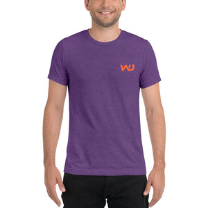 Purple/Orange MensShort sleeve t-shirt